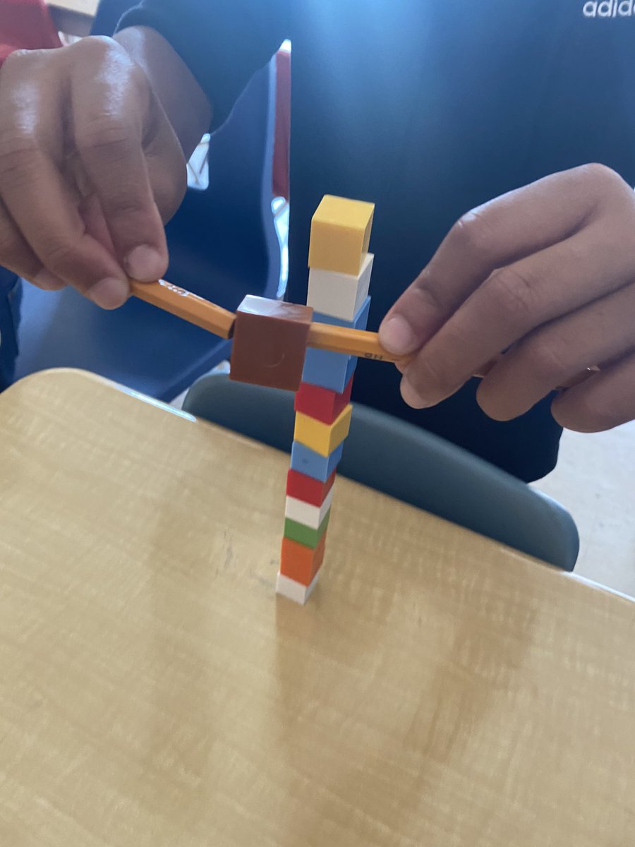 MsIrums's tweet image. Our grade 4’s working on TEAM WORK this afternoon. How high can we stack our towers? 🤭🤣@IonviewPS