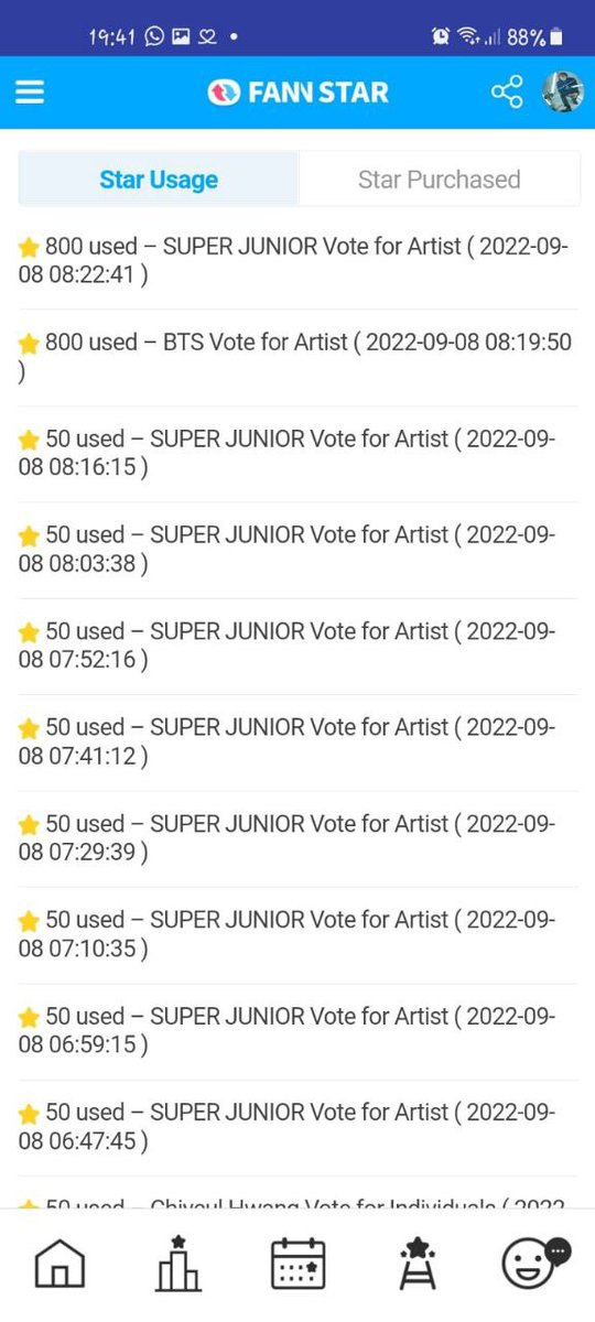 ikki_sj's tweet photo. YOU NEED TO CHECK YOUR APP FIRST, VIDEO VOTE DOESN'T WORK SOMETIMES, VOTING TICKETS AREN'T WORKING, YOU GAVE 62 VOTES TO A BRONZE ACCOUNT IN TWO DAYS, OUR STARS WERE GIVEN TO BTS. SO WHY YOU CALL US CHEATERS? 

@thefact_TMA
@thefactnews
#FannstarRiggingVotes #FannstarIsRigged https://t.co/QEOOmhwHP1