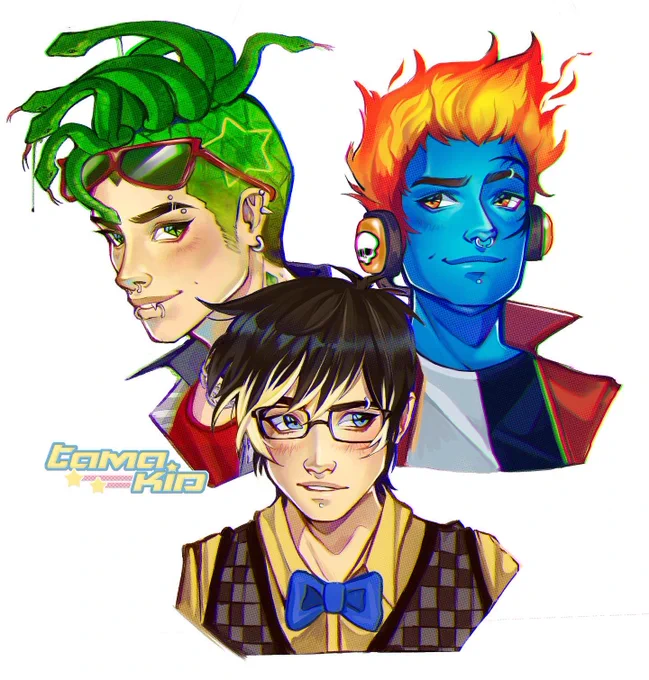 Monster high is severely lacking in fanart of the boys so here ya go 