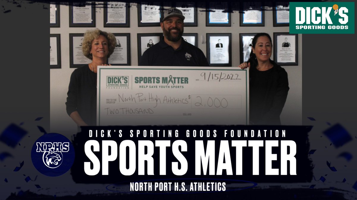 noponation's tweet photo. Thank You Dick's Sporting Goods for your generous donation to @noponation today https://t.co/2VIb2iXtl1