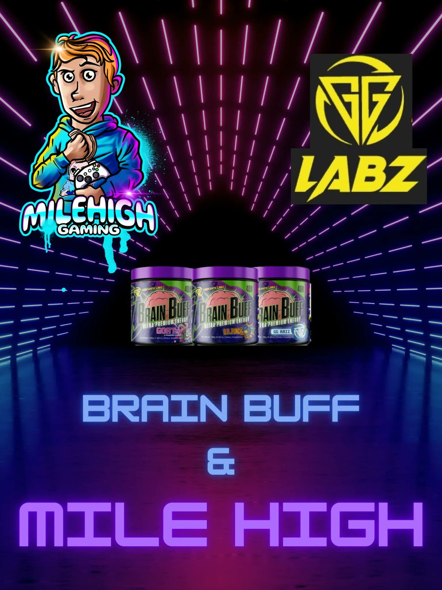 ItsMileHigh_'s tweet image. Im super excited to announce we are officially partnered with @GoodGameLabz! Brain Buff is an energy formula that I truly love and support! It has extended release caffeine that provides crash free energy and lazer focus😤perfect for gaming, before the gym, or just everyday life!
