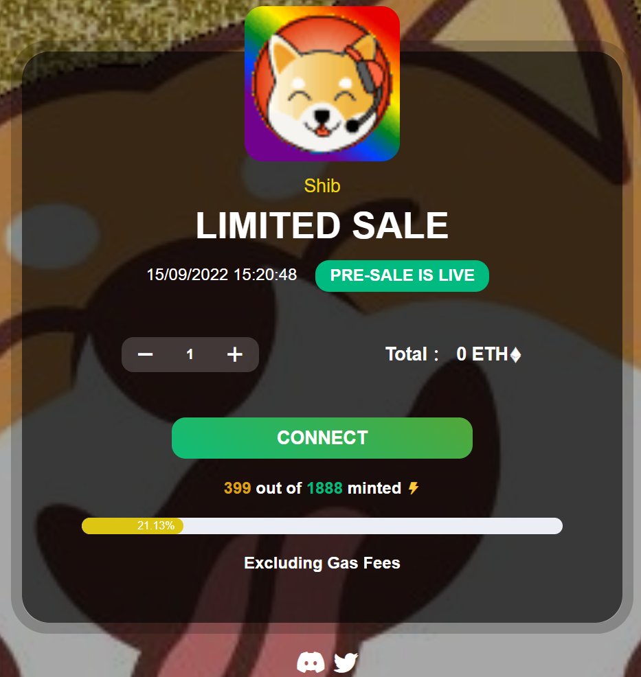 _Shibtoken_s's tweet photo. 🥳we provide 555 whitelists that can be minted for free Mint

🔗Mint only at our Official Website  below👆 (click to open)

 🚀Quick Minting if you are mentioned by us (only 555 NFTs on Twitter members)

📢Act quick, limited supply available.
https://t.co/75trS1oJVA https://t.co/KK3Hpbb1p2