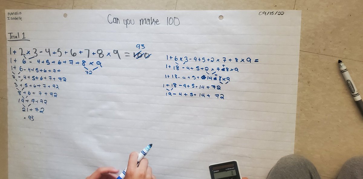 Dzikowski8's tweet image. How many ways can you make 100? #collaboration #mathproblemsolving @DP_math @StTimothyDPCDSB