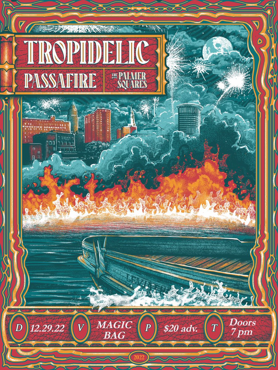 🎟On sale now at the Magic Bag🎟 Tropidelic @Tropidelic with Passsafire & The Palmer Squares Thur, Dec 29 | Tix: $20 adv. | 7 pm |All Ages Ticket Link: tinyurl.com/4f5u7bcd @Passafire @PalmerSquares #TheMagicBag #Tropidelic #Passafire #ThePalmerSquares