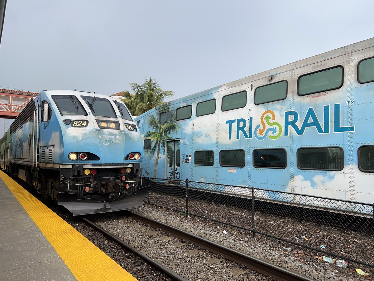 transit509's tweet photo. Now to take the other rail option back to Miami. https://t.co/dlG8ZyE09Z