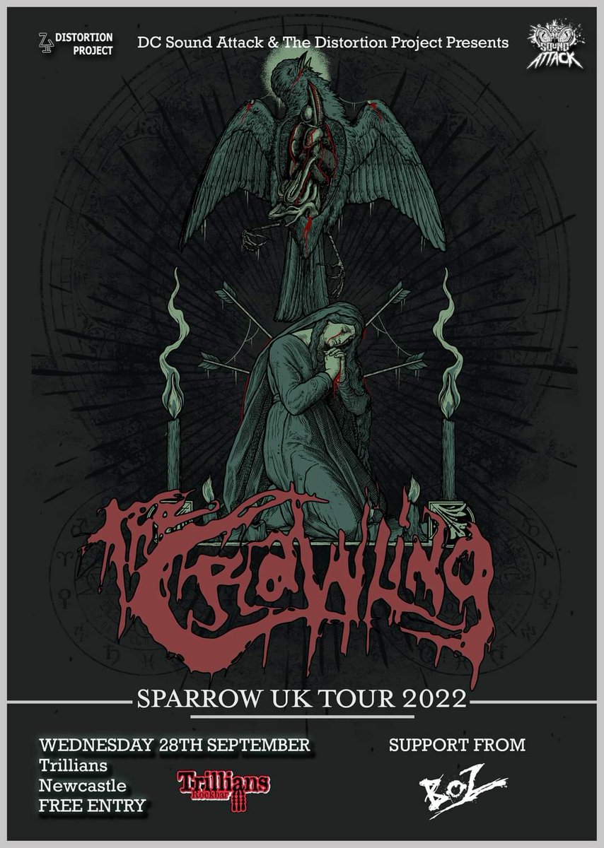 DC Sound Attack (@dc_soundattack) on Twitter photo ‼️ SUPPORTS CONFIRMED ‼️
B O Z will support <a href="/TheCrawlingBand/">The Crawling</a> on Wednesday 28th September at <a href="/TrilliansRock/">Trillians Rock Bar</a>.
FREE ENTRY
✅️ fb.me/e/26hVYVPeE ‼️ SUPPORTS CONFIRMED ‼️
B O Z will support <a href="/TheCrawlingBand/">The Crawling</a> on Wednesday 28th September at <a href="/TrilliansRock/">Trillians Rock Bar</a>.
FREE ENTRY
✅️ fb.me/e/26hVYVPeE