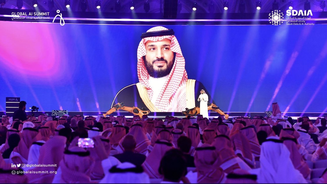 MBS_911_'s tweet photo. الهيئة السعودية للبيانات و الذكاء الاصطناعي:حصيلة الاتفاقيات في القمة العالمية للذكاء الاصطناعي تجاوزت 2.4 مليار ريال. 🇸🇦💜😌

#القمة_العالمية_للذكاء_الاصطناعي https://t.co/QMczbyvmTr