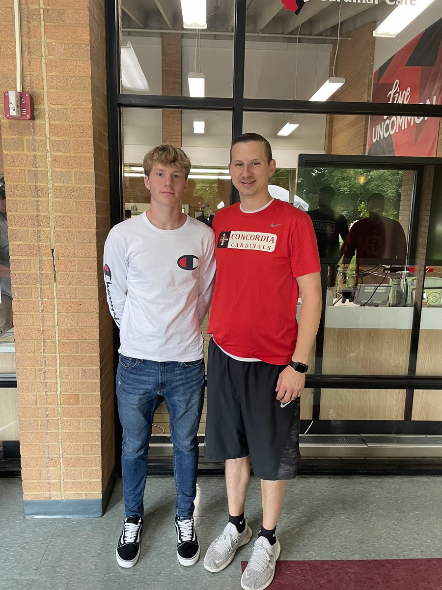 After a great visit, I am blessed to receive an offer from Concordia University. I want to thank @CoachYahn @j5fosdick @david__park11 for giving me this opportunity.