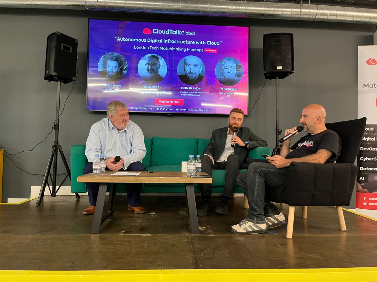 cloudtalkglb's tweet image. "Autonomous Digital Infrastructure with Cloud" Panel Is Currently Going On!

#cloudtalkglobal #cloudtalk #london #meetup #techmeetup #cloud #server #event #cloudtalklondon #network #tech #opportunity #digital #digitaltransformation #networking #infrastructure