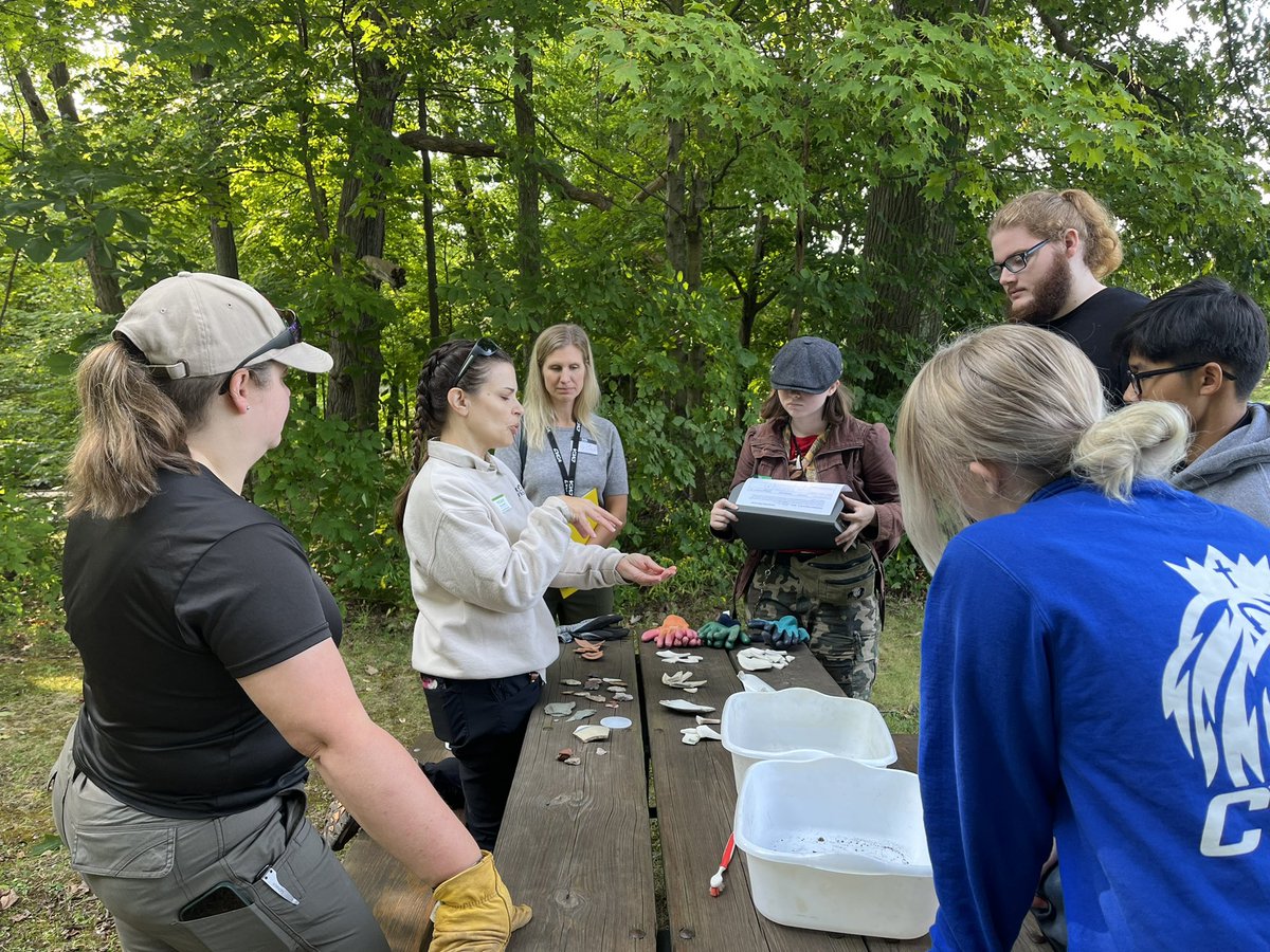 Great day for a field trip at Furnace Run - thank you <a href="/metro_parks/">Summit Metro Parks</a> <a href="/theTwinsburgHS/">THS</a>