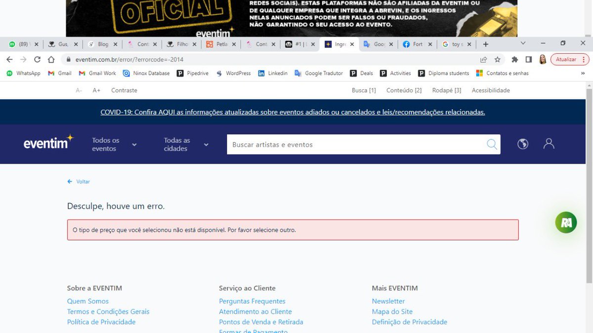 Meu um minuto de esperança com a <a href="/EventimBrasil/">Eventim Brasil</a> #eventim 🥺