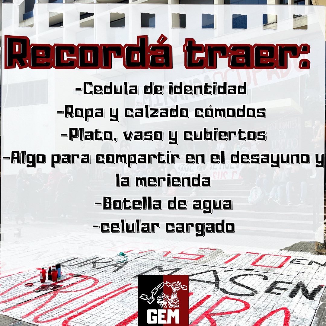 Gremio Estudiantil Miranda (@gdelmiranda) on Twitter photo 