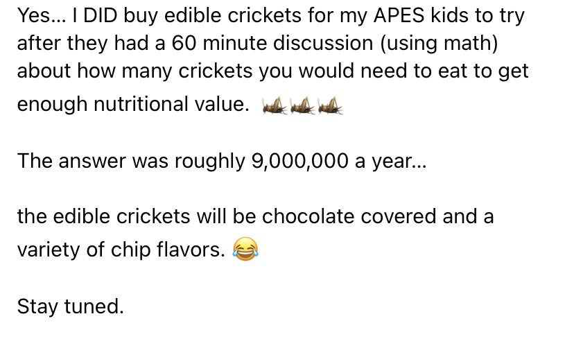 MsFrodyma's tweet photo. 🦗🦗 #APES https://t.co/UCzm6dD3VS