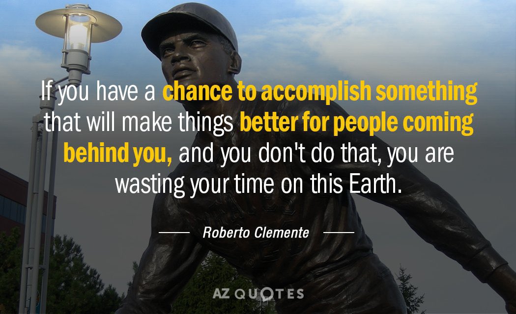 We celebrate Roberto Clemente on this day every year. The epitome of a humanitarian. #21 was one of the purest souls to grace our planet…and he’s an inspiration to every Latino today. 🇵🇷 🇵🇷🇵🇷🇵🇷