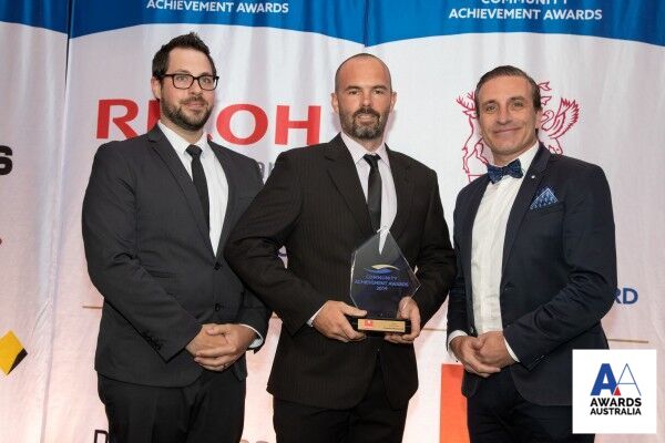 AwardsAustral1a's tweet photo. "... I think winning the Synaco Safety Award as part of the overall Queensland Community Achievement Awards will go a long way to highlighting Komatsu’s dedication to Workplace Health and Safety and the wellbeing of everyone working at and visiting our worksites..." Greg May https://t.co/twp7A7pL3Q