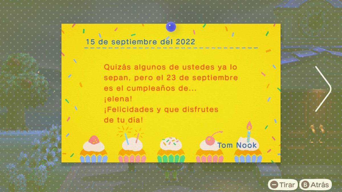 crossing_mania's tweet photo. Feliz cumpleaños a mi XD #AnimalCrossing #ACNH #NintendoSwitch https://t.co/5ldbQos8nW