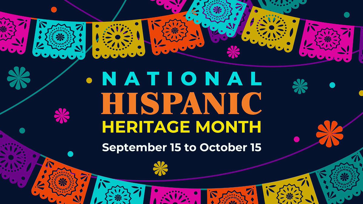 In acknowledgment of the large population of students and staff we serve, HAPPY HISPANIC HERITAGE MONTH! 

En reconocimiento a la gran población de estudiantes y personal al que servimos, ¡FELIZ MES DEL PATRIMONIO HISPANO!

#Draleadstheway #hispanicheritagemonth #ptoevents