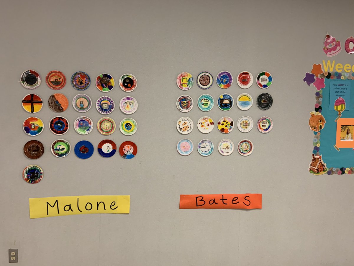 MissDe1gado's tweet photo. My first #DotDay of many over at @Carter_AISD !! I’m so happy to finally bring the artwork the kids have been making with me outside of the art room🌈 @DotClubConnect @AldineArt @AldineISD #aldineart #dotday2022 #dotday22 @NewmanKaileigh #artteacher #arted https://t.co/xTzUYAmR9b