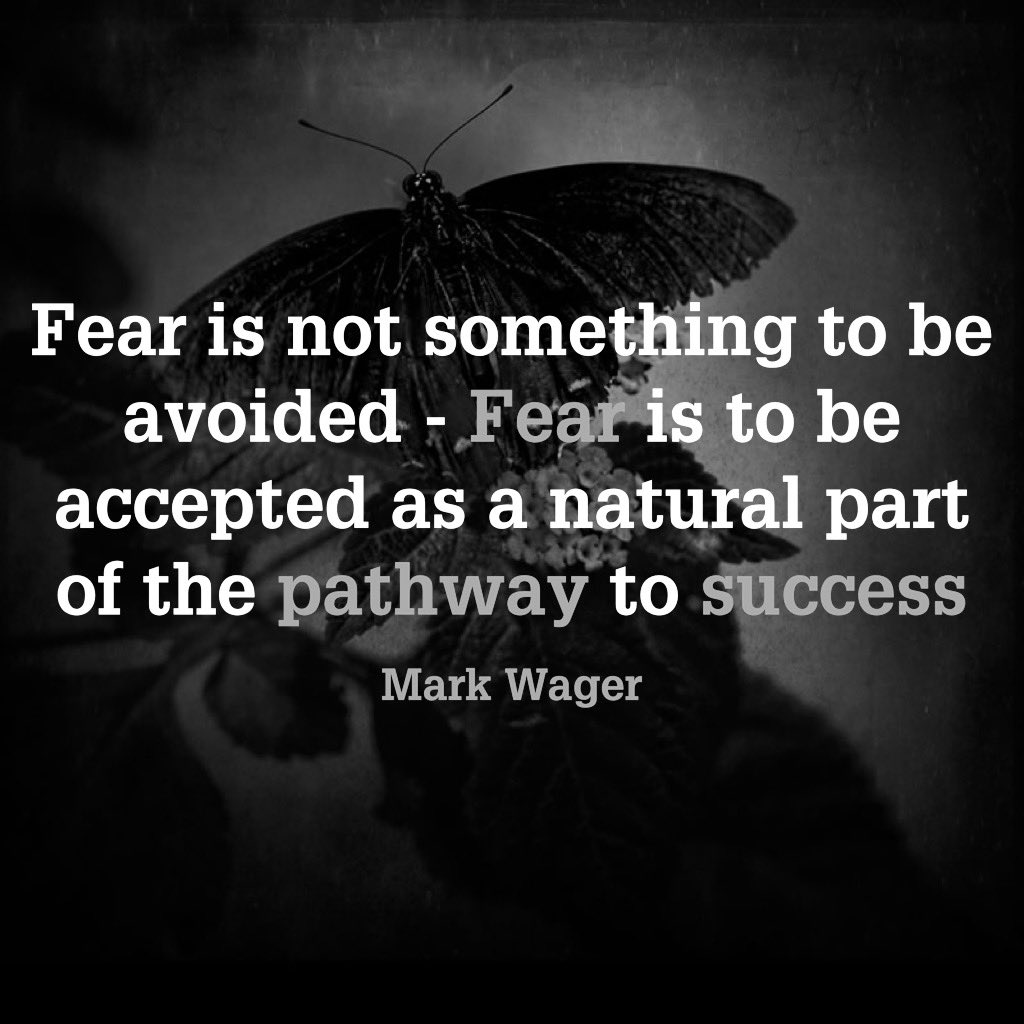 Comfort is the biggest obstacle to success. Embrace the discomfort, accept the fear and live a better life