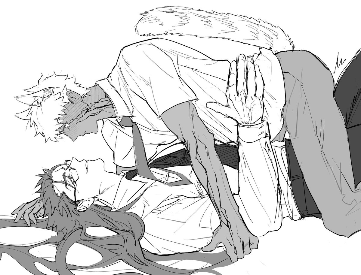 6u6pen's tweet photo. 💙💔 loveless AU https://t.co/SzeptNg5Yg