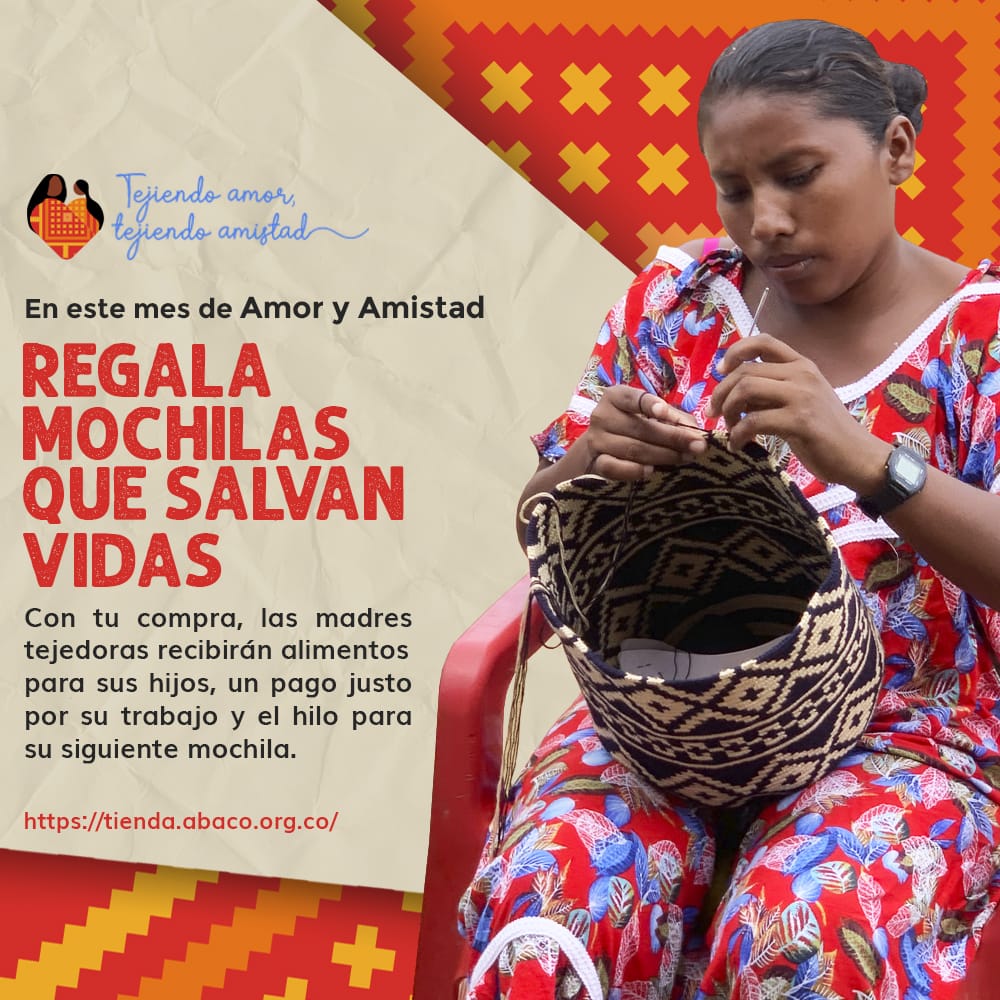 ¿Ya sabes qué regalarle a tu amigo secreto? ¡Sorprende con un regalo diferente y cargado de amor! #MochilasQueSalvanVidas 
Compra en: tienda.abaco.org.co
#BancosDeAlimentos 💚 🧡
<a href="/CamiloMontes/">Camilo Montes Pineda</a> <a href="/CECavelier/">Carlos Enrique Cavelier</a> <a href="/ColombiaCuida/">Colombia Cuida a Colombia</a> <a href="/codigomalva_/">Código Malva</a> <a href="/Abacocol/">AbacoCol</a> <a href="/Nutricion2030/">Alianza por la Nutrición Infantil 2030</a> @banco_guajira