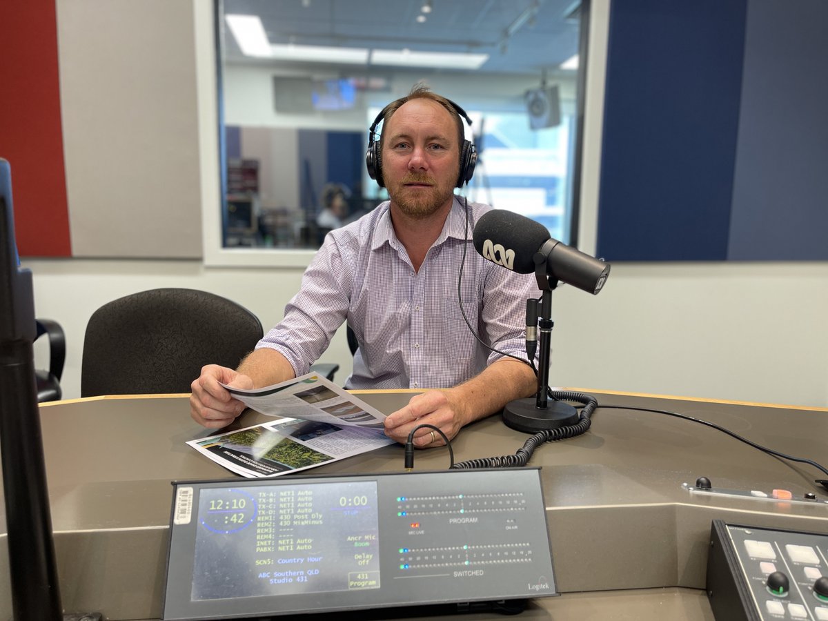 Centre for Agricultural Engineering (@caeusq) on Twitter photo Our researcher <a href="/Michael_Scobie/">Michael Scobie</a> discusses evaporation mitigation on the Southern Queensland and Capricornia Rural Report (listen here from 5:00mins) <a href="/CottonResearch/">CRDC</a> <a href="/Hort_Au/">Hort Innovation</a> <a href="/sqnnswhub/">SQNNSW Innovation Hub</a>
abc.net.au/capricornia/pr… Our researcher <a href="/Michael_Scobie/">Michael Scobie</a> discusses evaporation mitigation on the Southern Queensland and Capricornia Rural Report (listen here from 5:00mins) <a href="/CottonResearch/">CRDC</a> <a href="/Hort_Au/">Hort Innovation</a> <a href="/sqnnswhub/">SQNNSW Innovation Hub</a>
abc.net.au/capricornia/pr…