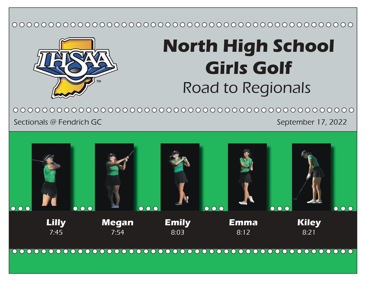 Sectional Tee Times for this Saturday ⛳️