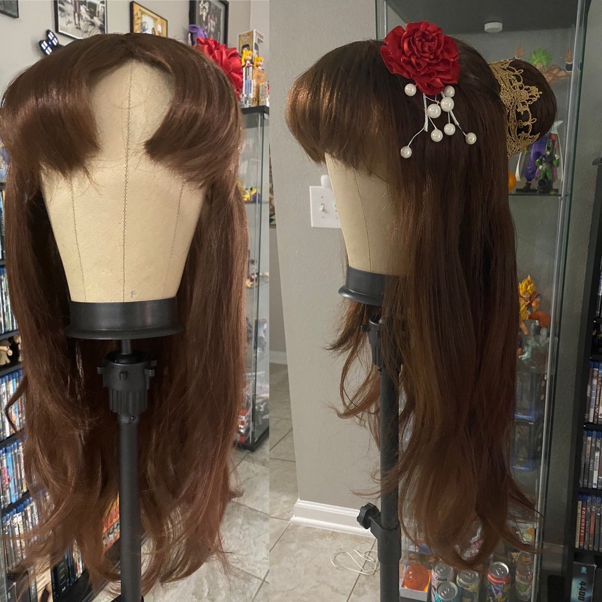 RealSummerFire's tweet photo. Belle is restyled &amp; ready for @AncientCityCon #ancientcitycon #cosplay #cosplaywig #bellecosplay #bellewig https://t.co/fuC8b0Glql