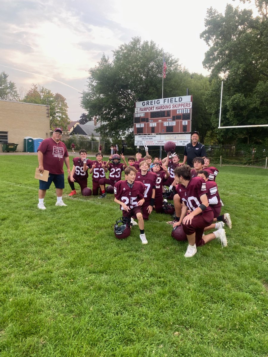 cindi_clair's tweet image. Nice win Fairport Skippers Middle School Football!