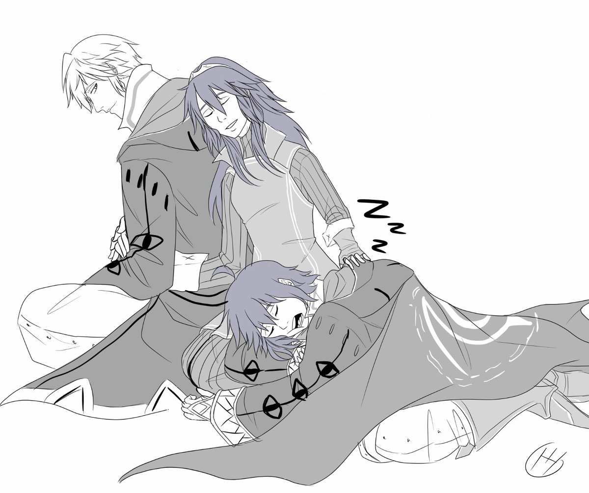 hollowhowl01's tweet photo. Back on the #Robcina due to starting another Awakening file and I just got Morgan. 
#lucina #mrobin #fmorgan
#FireEmblem https://t.co/7m7XNxO9g2