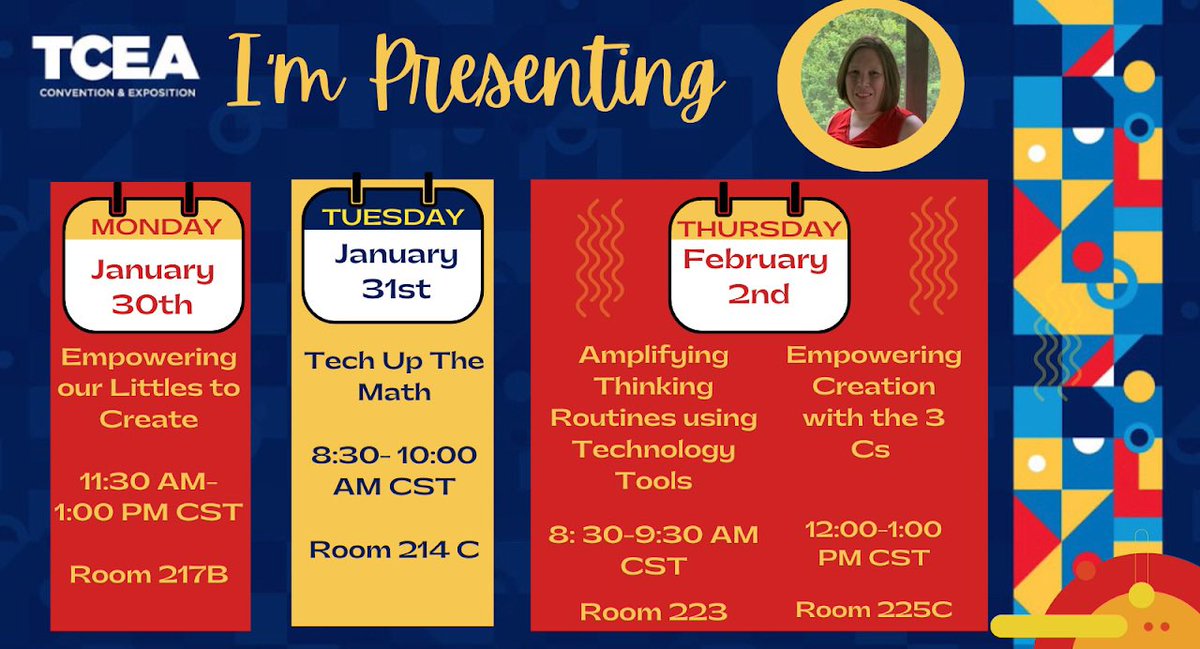 TannenbaumTech's tweet image. All registered for @TCEA and excited about sharing 4 sessions there! #tcea22