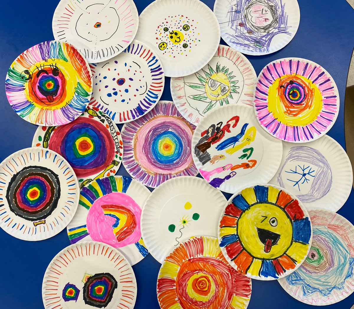 YKlintsaris's tweet photo. Dot Day / week has been a blast! Here are a few dot activities the students completed throughout the week:
1. Collaborative dot
2. Individual plate dot
3. Creative dot circles
4. Wearing dot clothing https://t.co/jWTZ6bBHZw