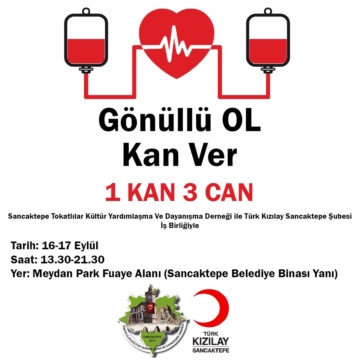 CUMA VE CUMARTESİ 13:30-21:30 arası KAN DOSTLARIMIZI KAN BAĞIŞINDA BULUNMAYA DAVET EDİYORUZ.#Sensiz Olmaz #