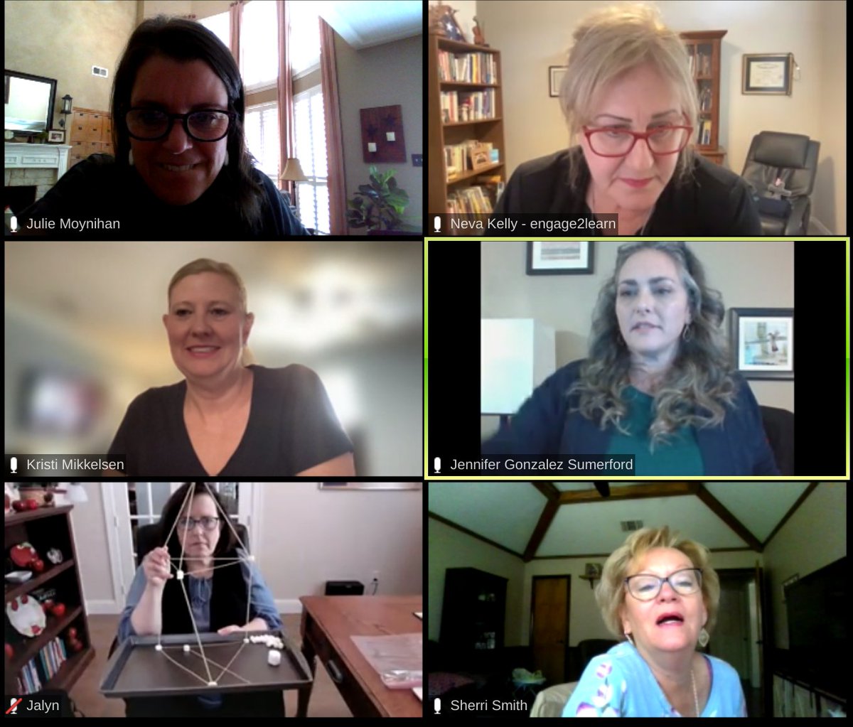 So fun watching this team embrace the virtual Marshmallow Challenge during our RSSP professional learning today! <a href="/engage_learning/">engage2learn</a> <a href="/KMikk22/">Kristi Mikkelsen</a> <a href="/burns_jalyn/">Jalyn Burns</a> <a href="/drshmoops/">Neva Kelly, Ed. D.</a> <a href="/jengonzosumer7/">🌊💙𝒥𝑒𝓃𝓃𝒾𝒻𝑒𝓇 𝒢𝑜𝓃𝓏𝒶𝓁𝑒𝓏 𝒮📚🌺</a> <a href="/RCPerez1/">Raquel Perez</a> <a href="/smithsherri/">Sherri Smith</a>