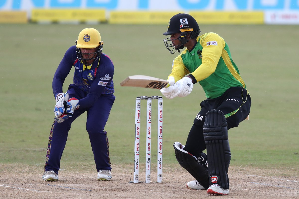 MostlyCricket's tweet photo. A bizarre encounter ends with Tallawahs halting their losing streak. 

Barbados Royals 146/6
Quinton de Kock; Imad Wasim 3/14

Jamaica Tallawahs 126/5 (17/17)
Brandon King 46 (33); Jason Holder 3/33

Tallawahs won by 6 runs (D/L method) https://t.co/I3HcxIigFw