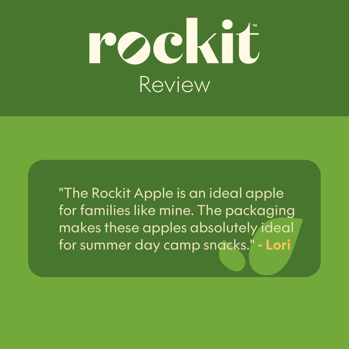 RockitAppleUSA's tweet photo. Long days in the sun call for nutritious snacks that aren't left half-eaten. Thanks for the shoutout Lori! ๐ ๐ #RockitApple #TinyApple https://t.co/QuIEthTvyz