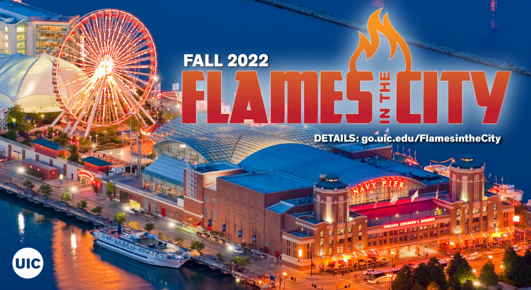 Flames in the City (FITC) is our premiere Chicago program for our UIC students. We get to explore this great city's special events and attractions!

Tickets are now on sale for:
9/23 White Sox vs. Detroit Tigers 
10/06 Wicked

For more information, visit: involvement.uic.edu/programs-event…