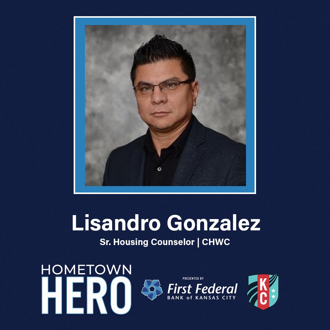 firstfederal_kc's tweet image. Say hello to this match's Hometown Hero, Lisandro! Lisandro works with @CHWCINC and helps families apply for much needed financial assistance to ensure they could stay housed, even through the pandemic!

Celebrate Lisandro at @thekccurrent's match Sunday!
