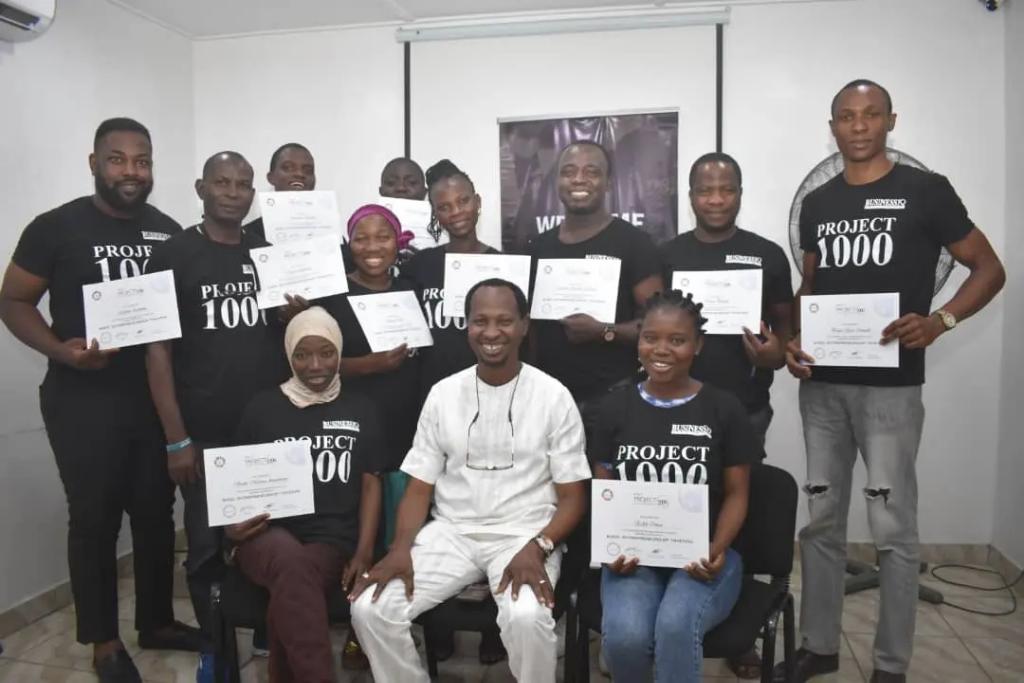 project1000_ng's tweet photo. They came. They participated. They completed it. The new faces of the Project 1000 Alumni. 
.
.
.
Photo credit: @HouseofklassLtd https://t.co/lfC9KjcNwv