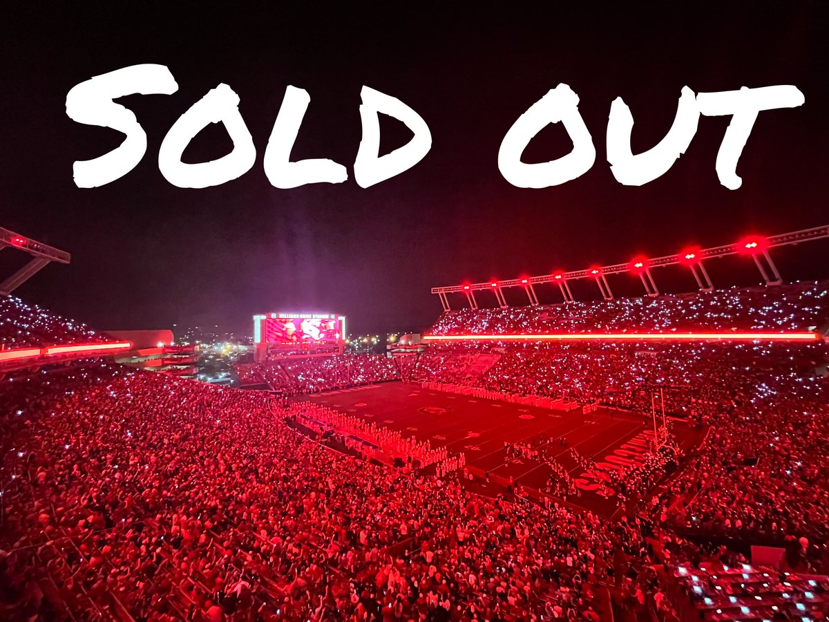 Willy B is sold out Vs UGA this Saturday!