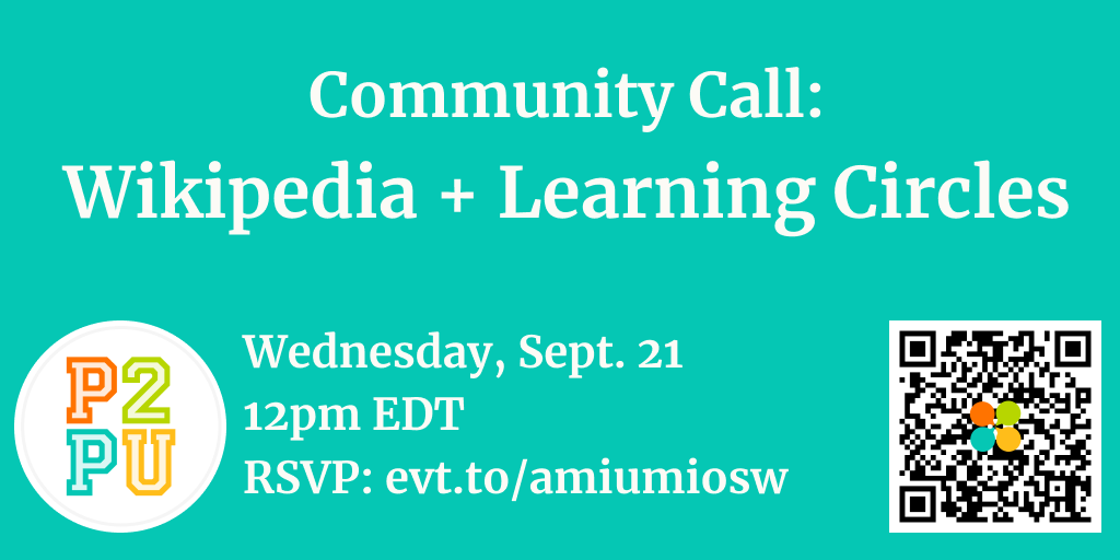 Peer 2 Peer University (p2pu) / Twitter