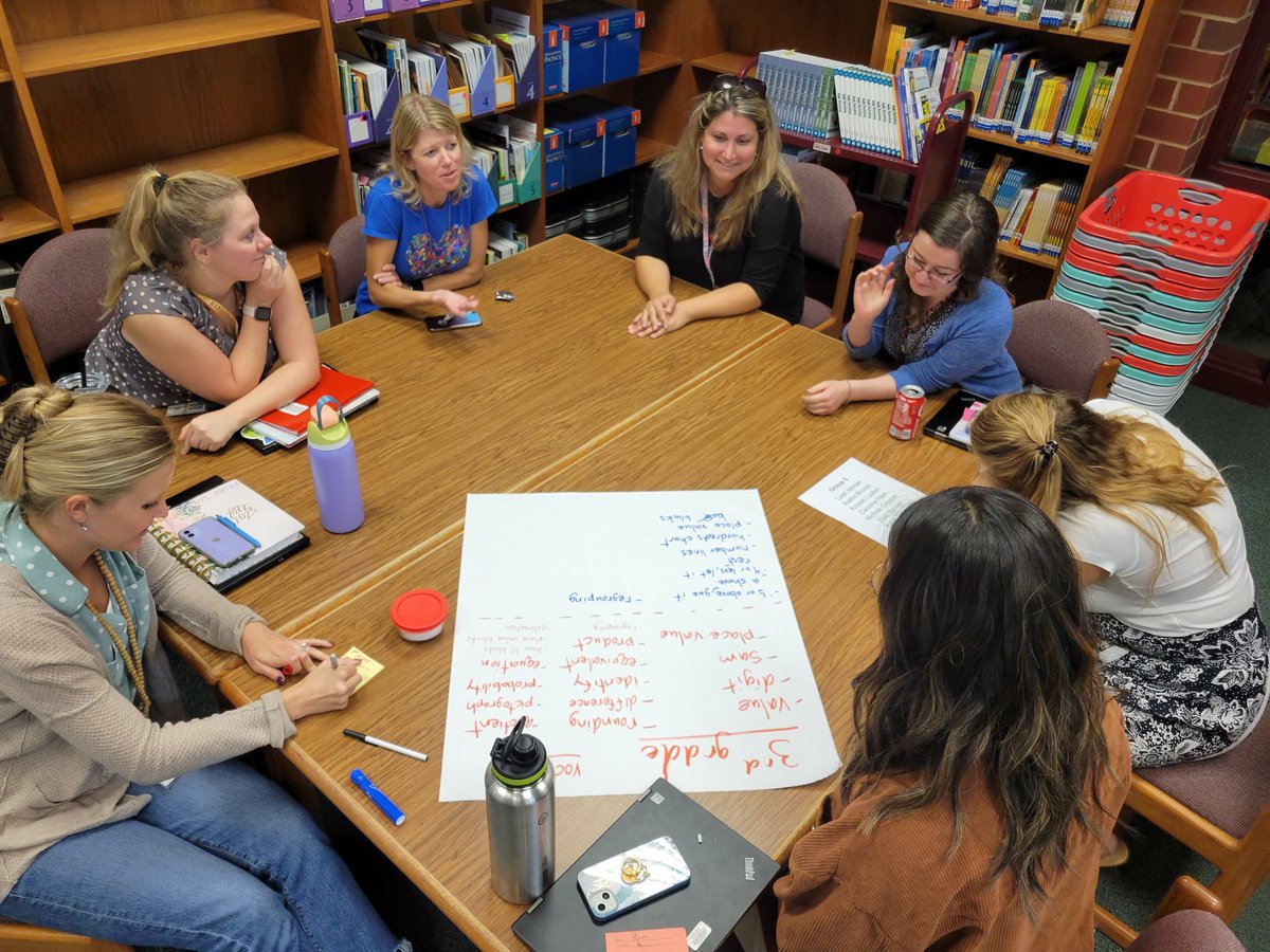 <a href="/LittleRiverLCPS/">Little River ES</a> staff aligning strategies and mathematical vocabulary with connections and questions. Our Specialist Staff connect standards and multidisciplinary relationships. #LRelem #math