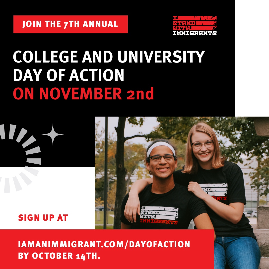 aliprocopio's tweet photo. Sign-ups for the 2022 #IStandWithImmigrants Day of Action are officially open! Sign up here by October 14th to learn how you can participate and show your support for immigrants in your community.  https://t.co/s0E0WBpM3V https://t.co/02G959YzWy