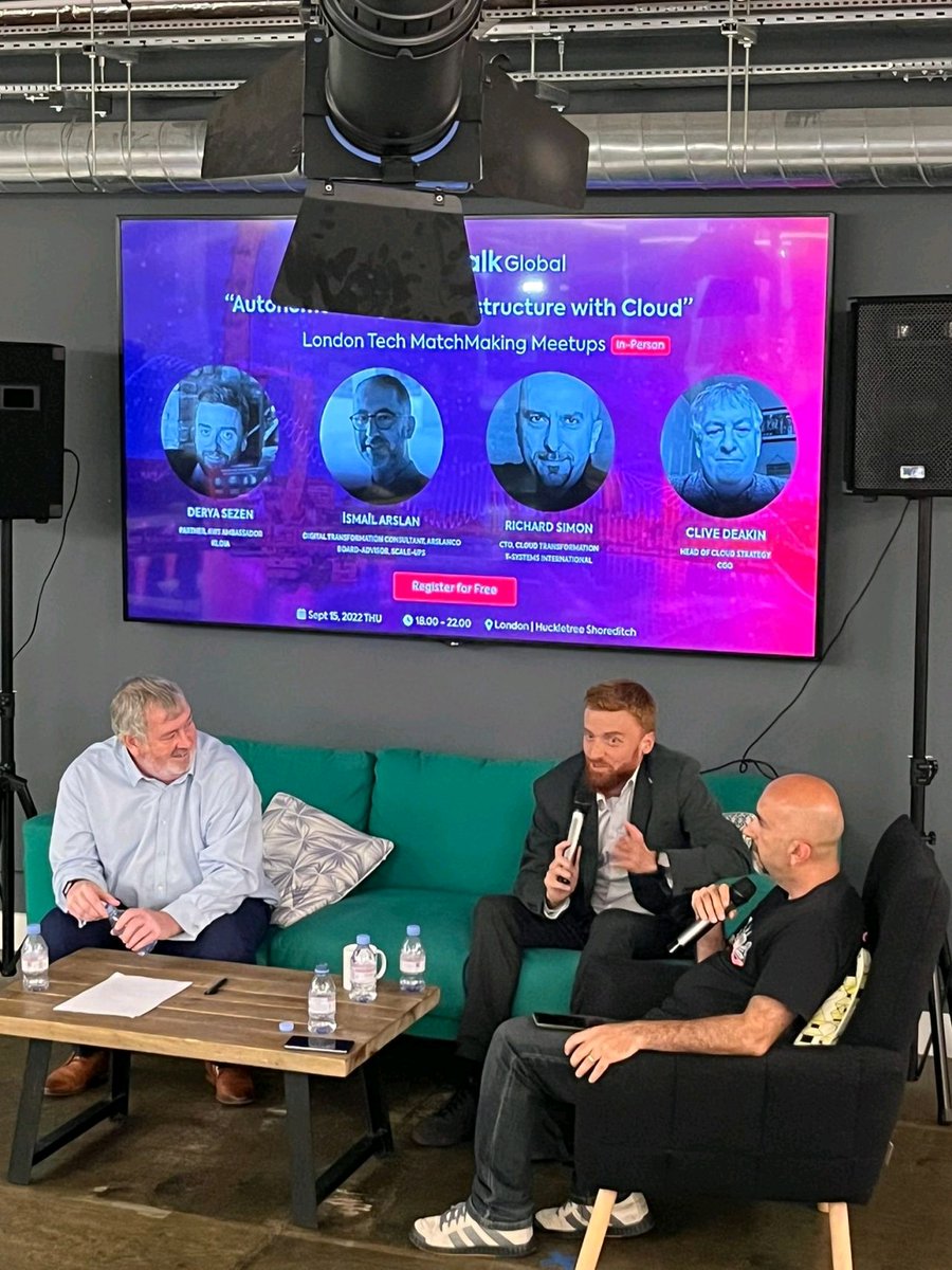 DeryaDorian's tweet image. Thanks for inviting @cloudtalkglb , such a pleasure to discuss topics including Autonomic infrastructures, GitOps and technology gaps #CloudComputing #Cloud #awsambassador #meetup