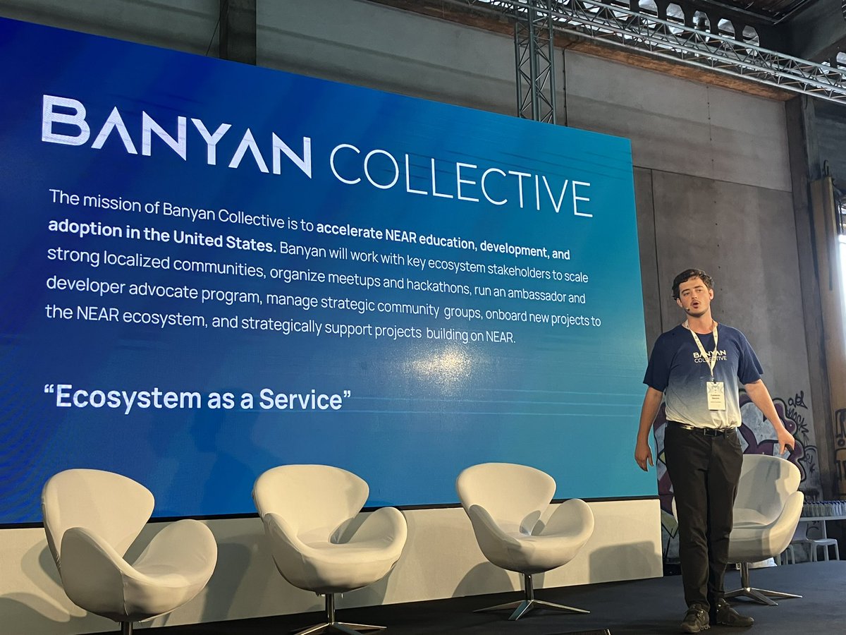 minorityprogram's tweet photo. @BanyanUS really making #NEAR a household name in the US 💯💯💯 https://t.co/DM1iKGmyUW