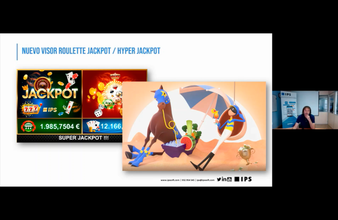 SectordelJuego's tweet photo. Nuevo visor roulette Jackpot / Hyper Jackpot y un futuro lector de fidelización y cashless, entre las próximas novedades de @IPS_Informatica https://t.co/5VOSUsfGto https://t.co/nIvsb1fK6R