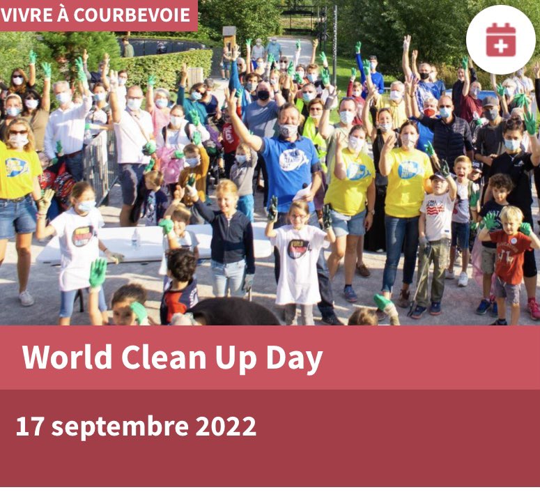 📅 rdv samedi 10h-12h pour notre #Cleanup day de #Courbevoie: des points de rdv dans chaque quartier. 
Je compte sur vous pour participer à cette matinée eco-citoyenne et festive! 
🥁 Rdv au #parc pour « la team #Becon » 🤝🧤🧹 #WCD2022 
ville-courbevoie.fr/11-5874/fiche/…