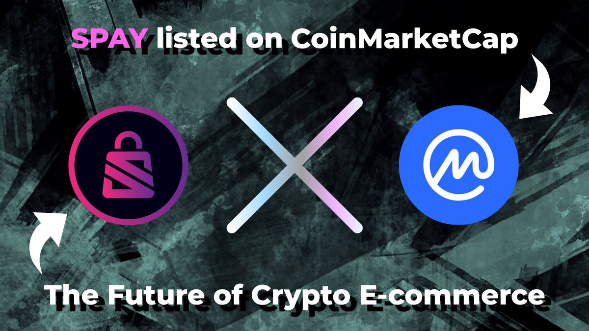 shopayment's tweet photo. Shopayment (SPAY) is Now Listed on CoinMarketCap 🥳

Be sure to check out our CoinMarketCap page and follow us!

🌟 Shopayment (SPAY) CoinMarketCap URL: https://t.co/CbX51nTyF4 https://t.co/nmk191JeIF