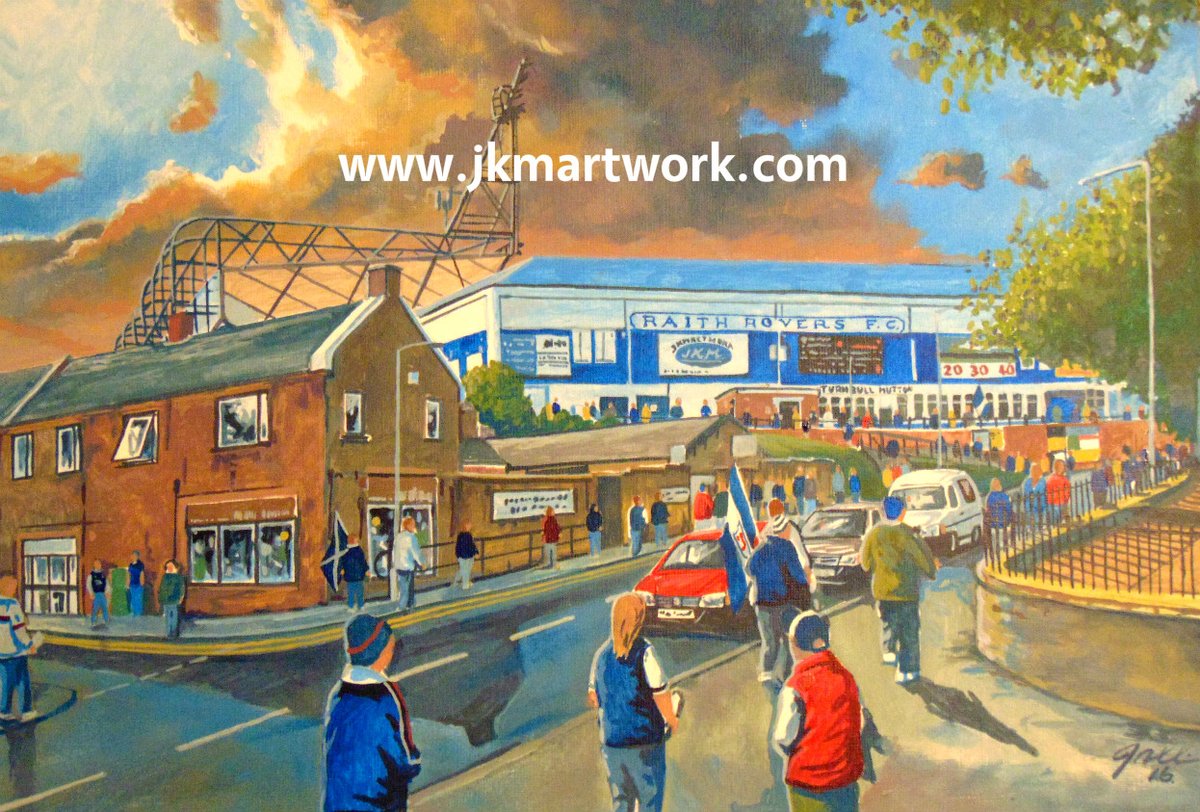 JKMartwork's tweet photo. @Martin_Glass96 @RaithRovers done these 2 of #starkspark #rrfc ,love doing the #scottish grounds ,lots of character https://t.co/RCk6qiqGSu