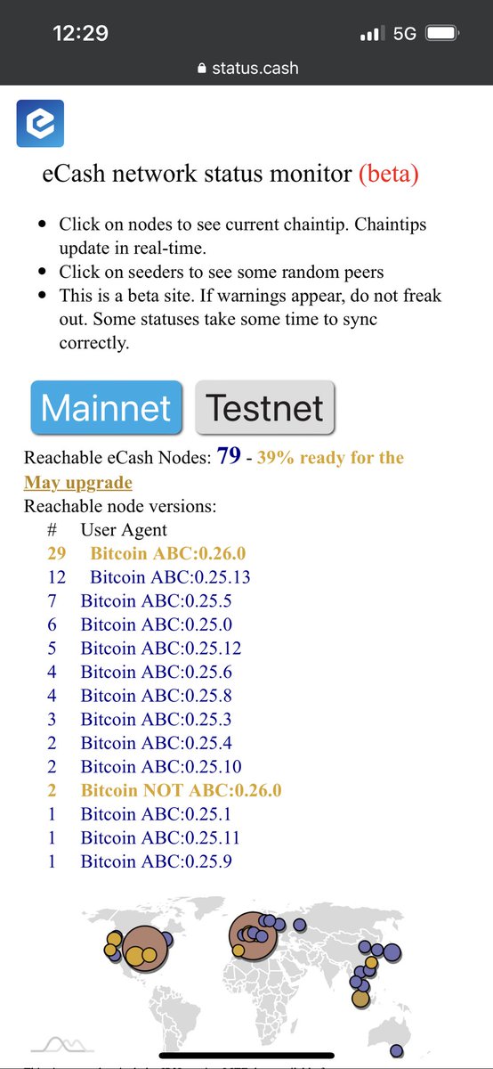 caincurrency's tweet photo. Number of eCash nodes is the highest I’ve ever seen. Would love to see it break 100 soon. https://t.co/ujgS0CK9Kx https://t.co/mtaszT77PR